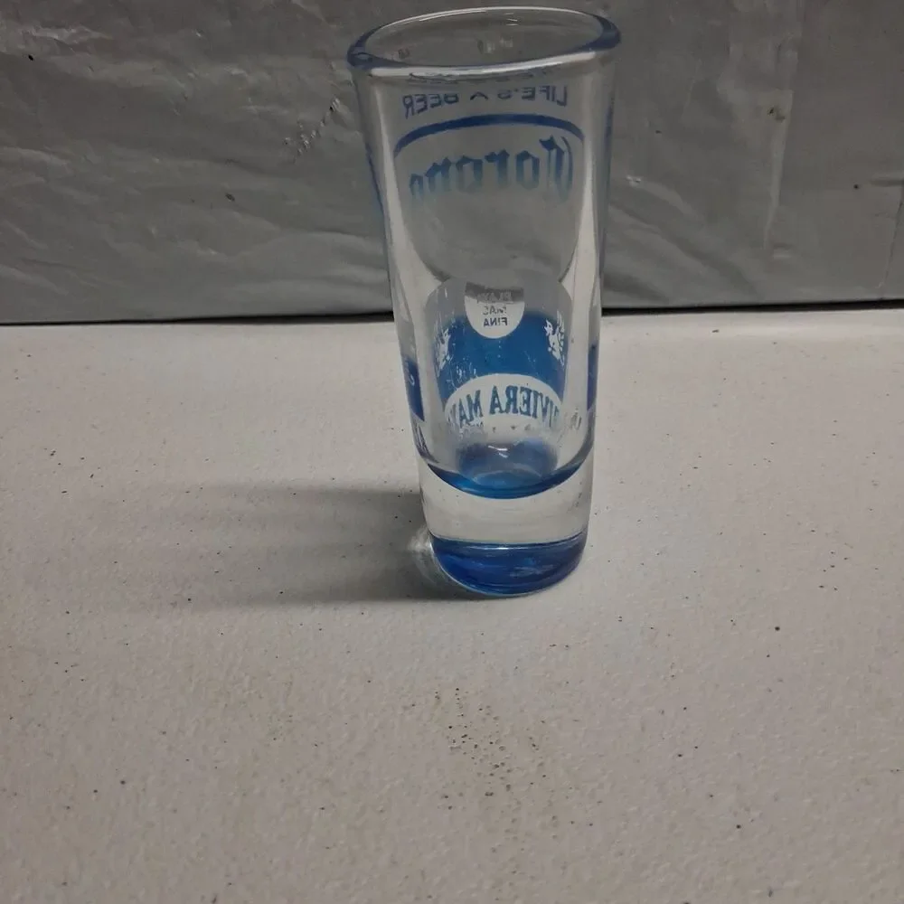Corona Beach Club Life's A Beer Cancun Mexico Shot Glass
